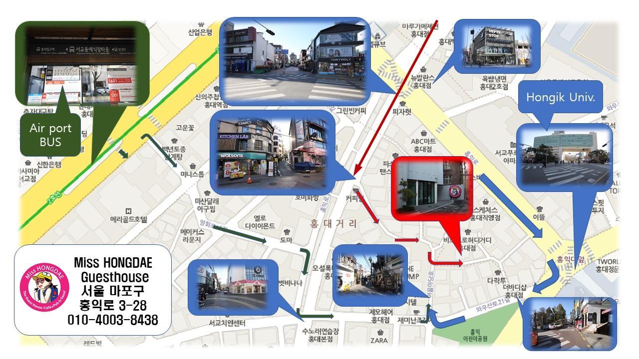 Miss Hongdae Guest House Seul Exterior foto